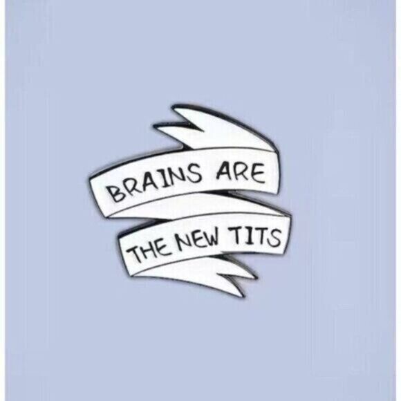 3/20 Brains New Ti*s Enamel Pin - Picture 1 of 1